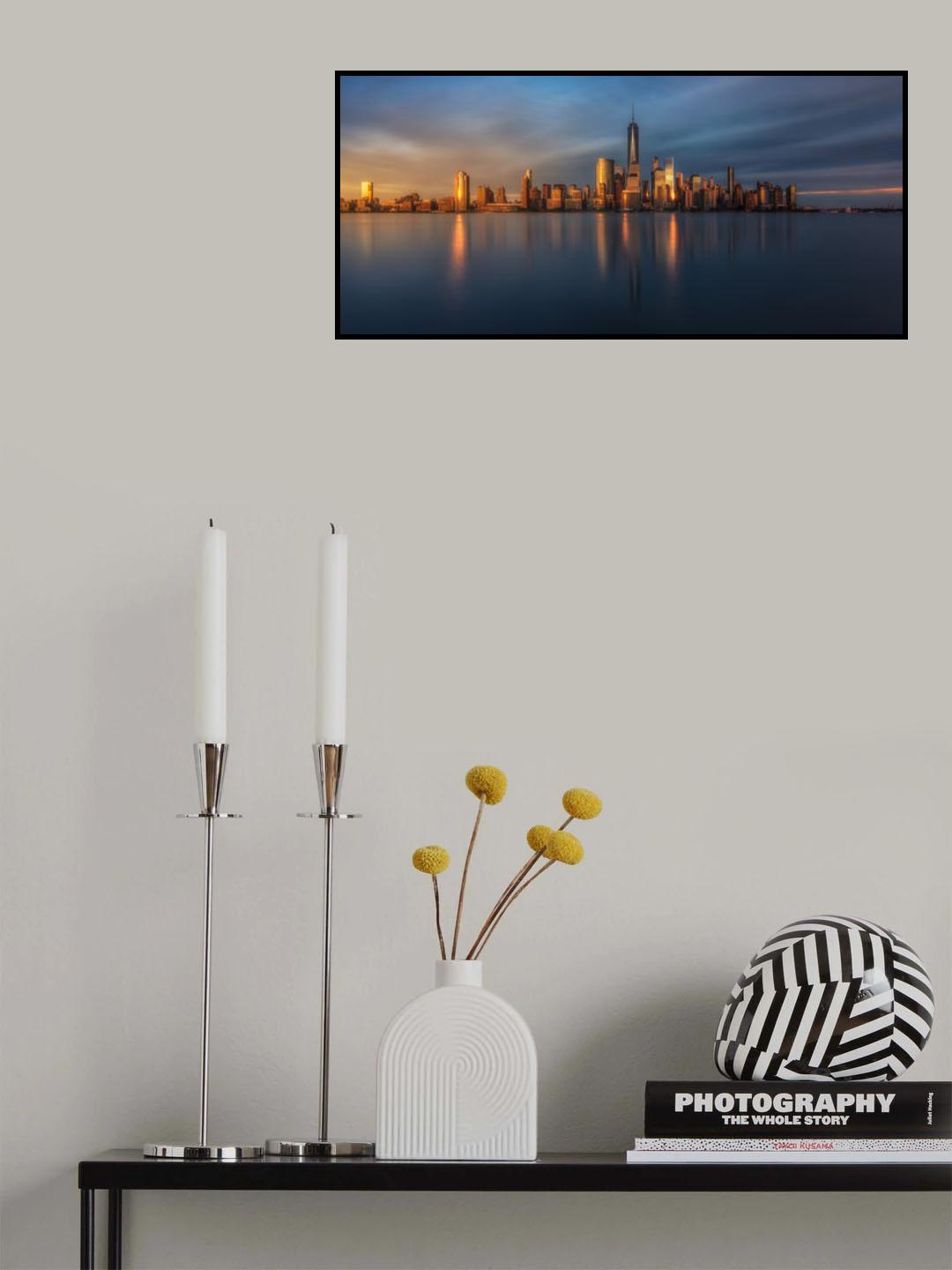 Blue Poster och Canvastavla