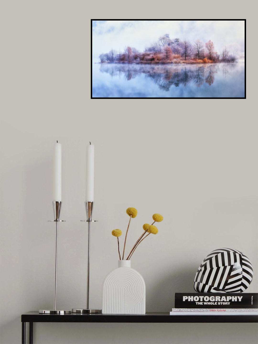 Freezing fog on Floating Island Poster och Canvastavla