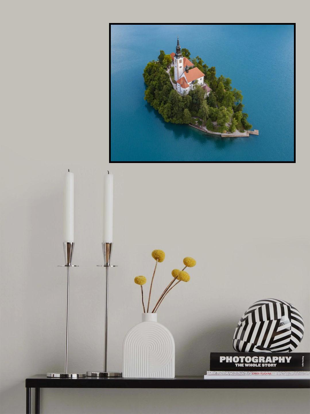 Bled - Asumption church Poster och Canvastavla
