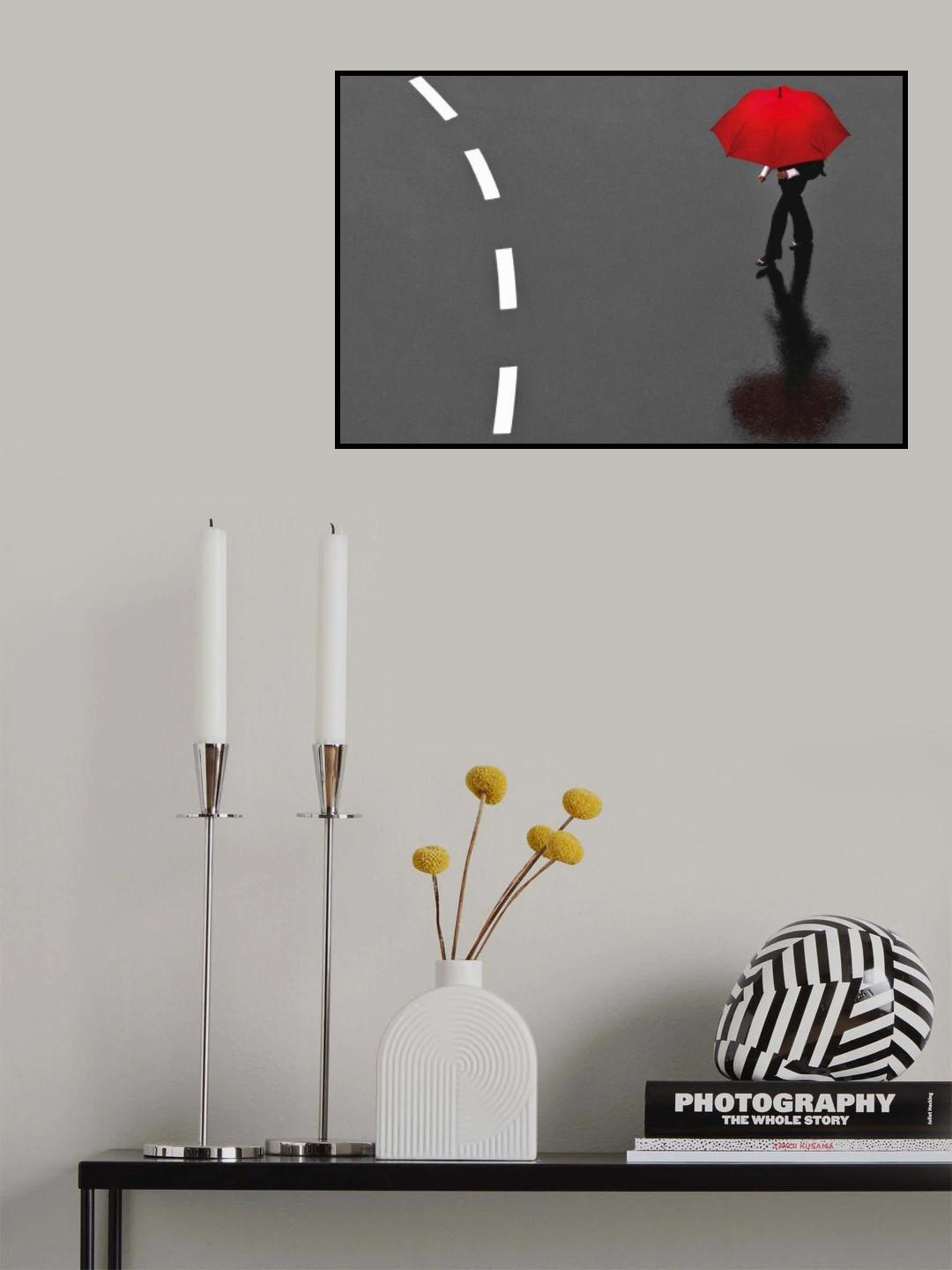 Dancing in the rain Poster och Canvastavla