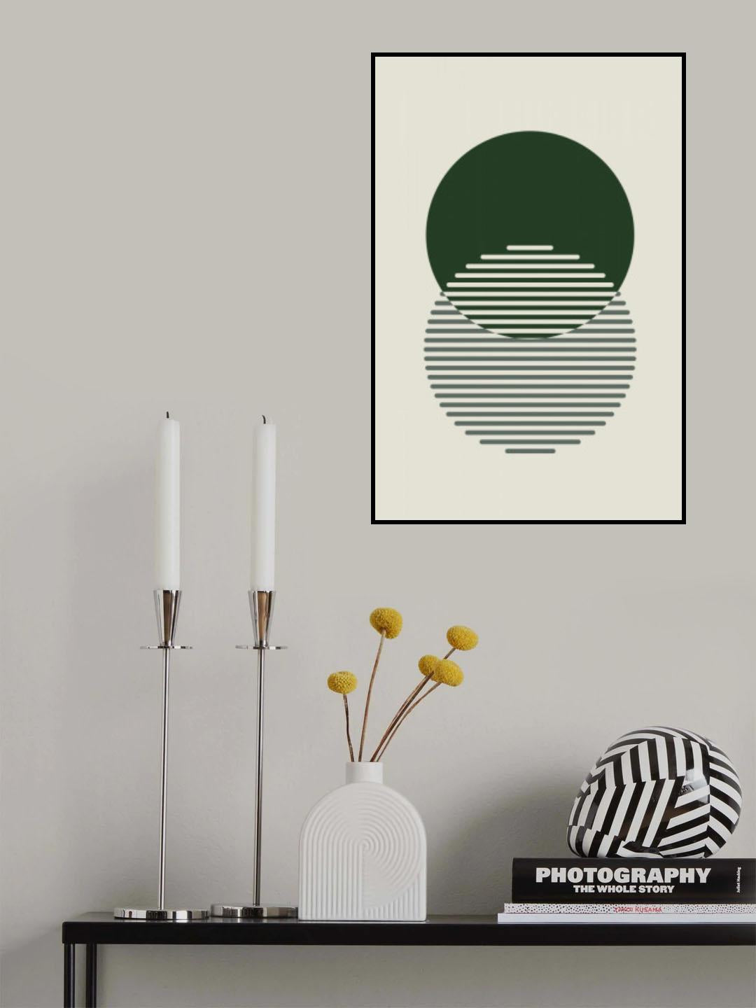 Minimal Abstract Circles Ii Poster och Canvastavla