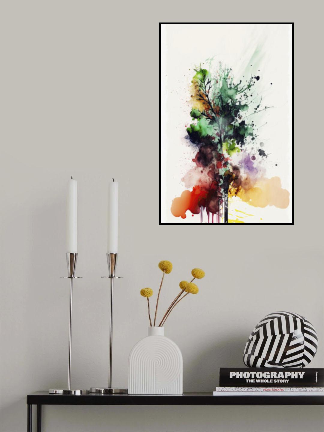 Chromatic Roots Poster och Canvastavla