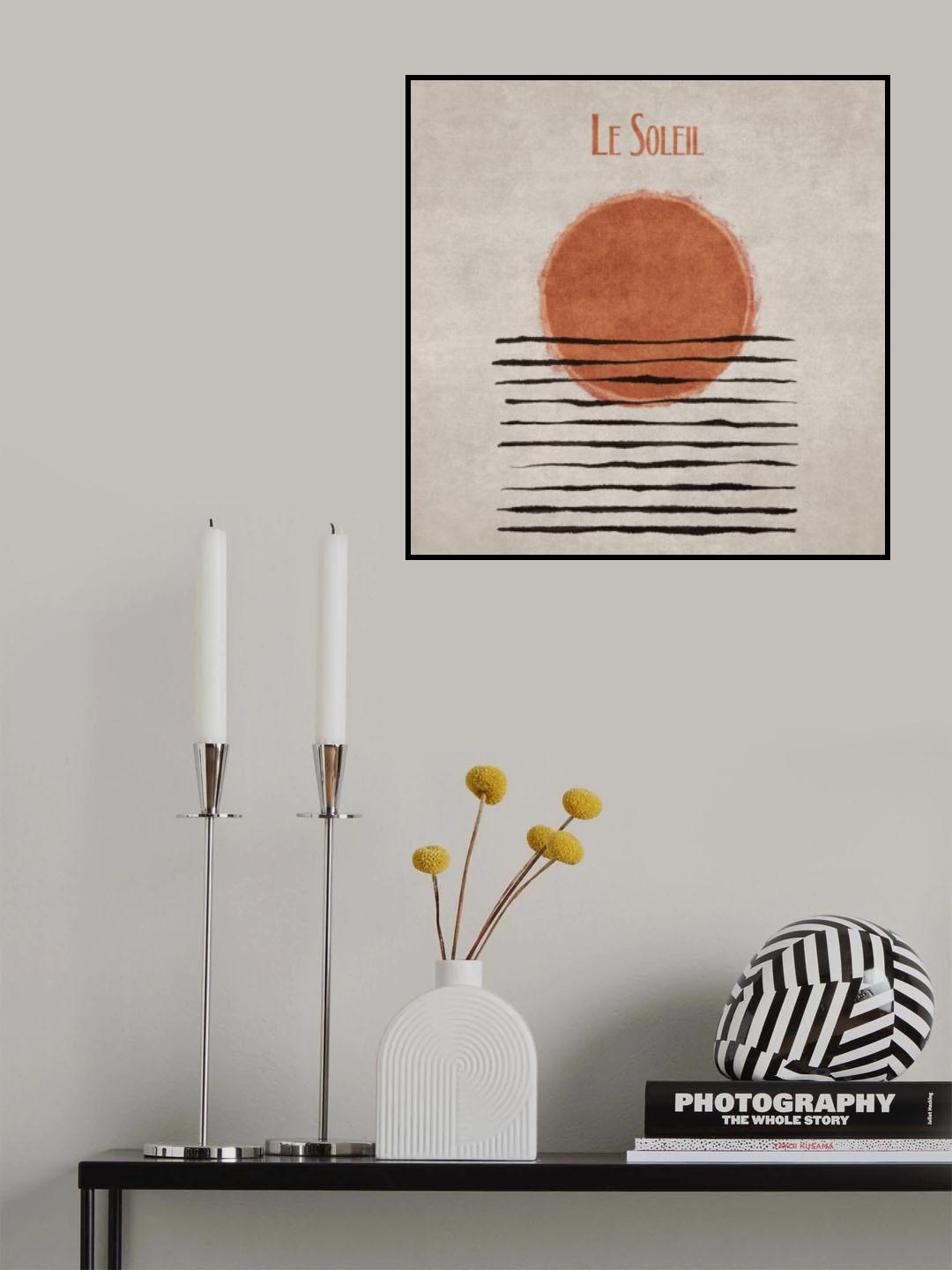Le Soleil Poster och Canvastavla