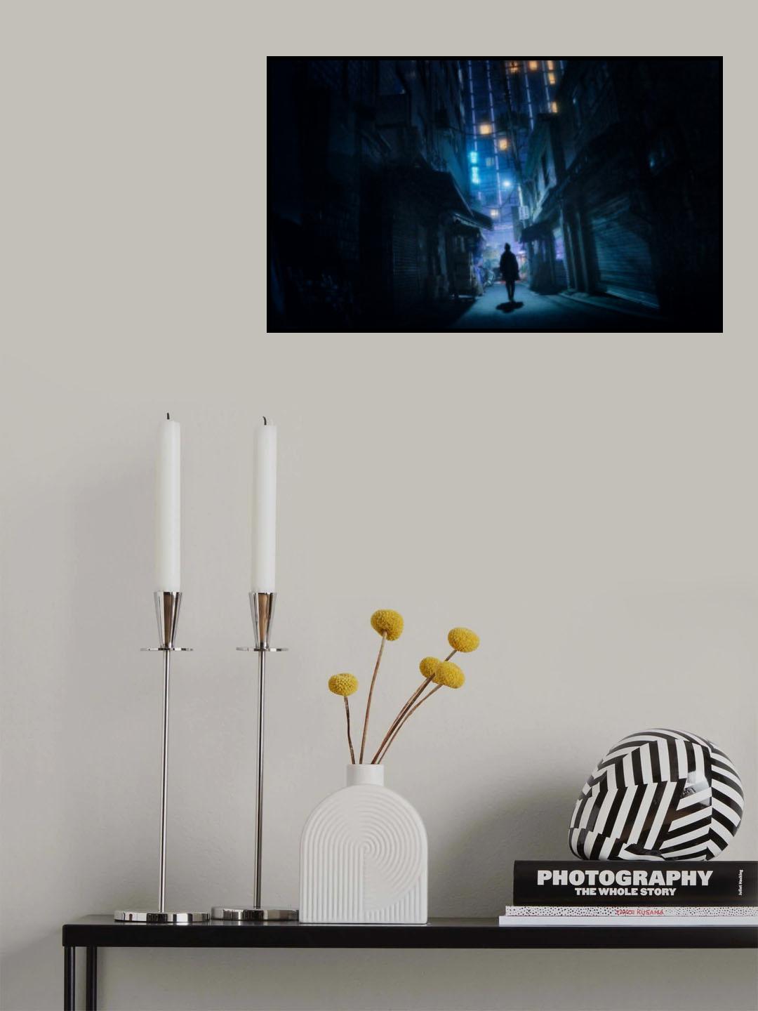Seoul from Shadows Poster och Canvastavla