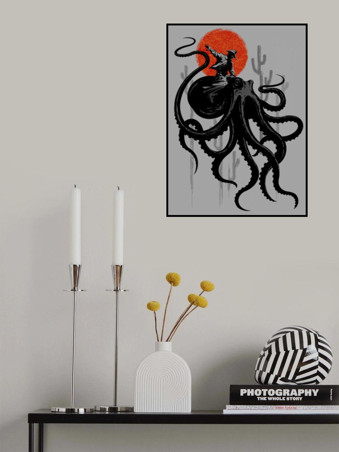 RIDING THE OCTOPUS Poster och Canvastavla