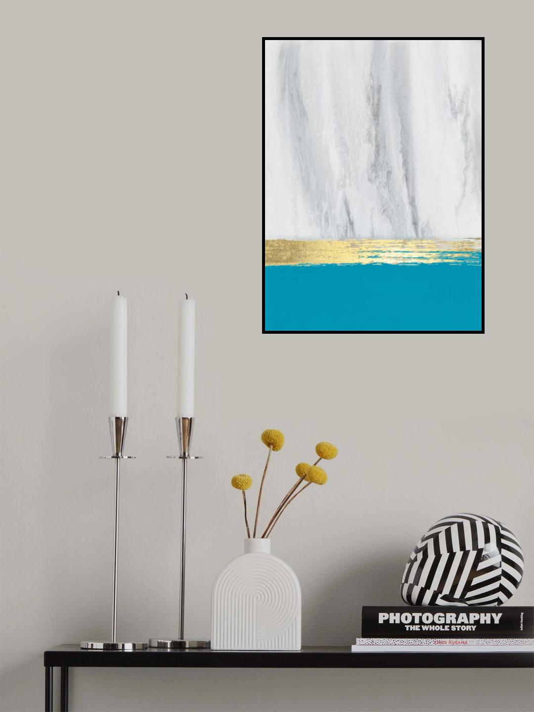 Granite Gold Poster och Canvastavla