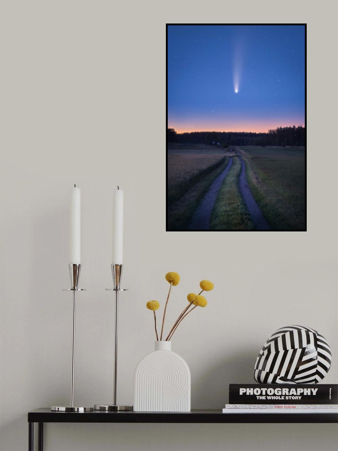 Comet NEOWISE over Sweden july 2020 Poster och Canvastavla