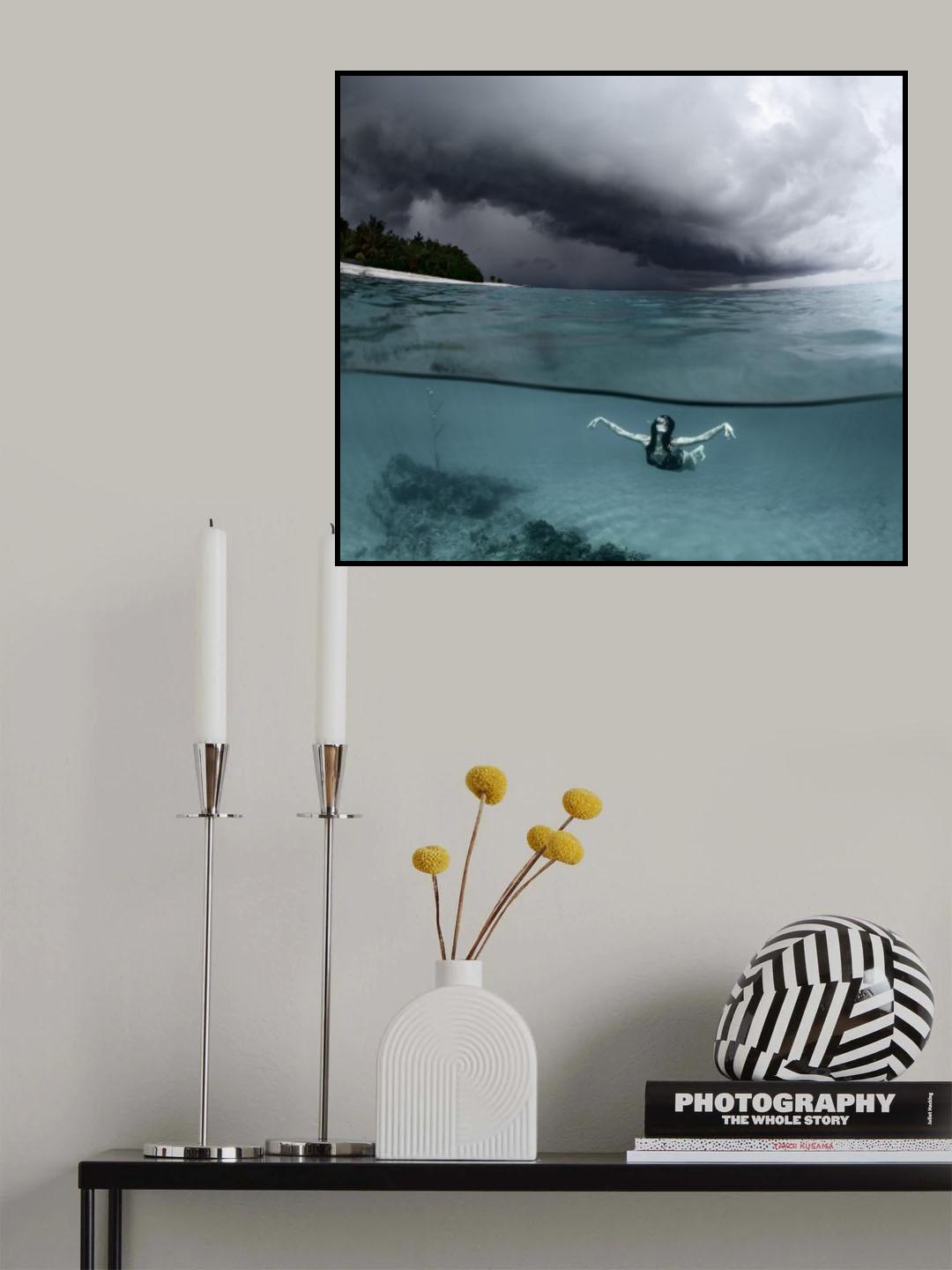 On the wings of the storm Poster och Canvastavla