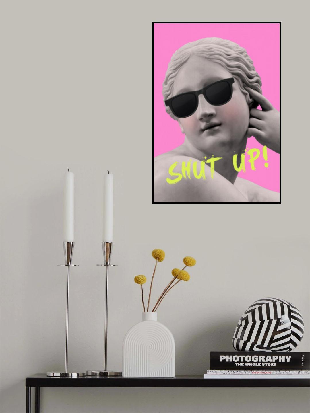 Shutuppinkyellow Ratioiso Poster och Canvastavla