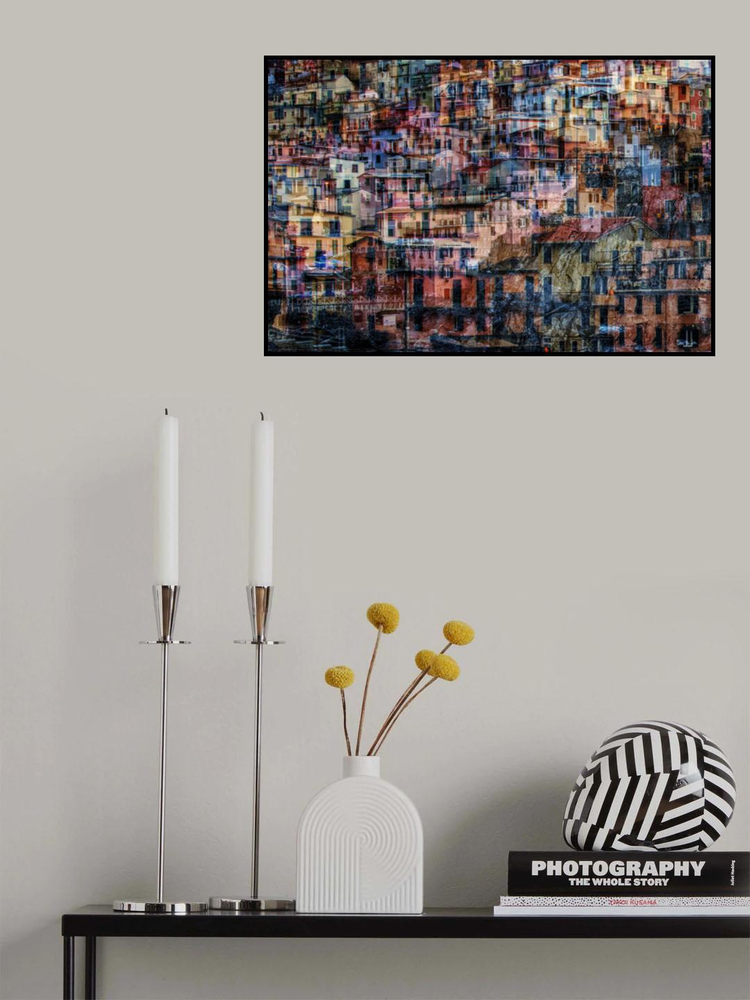 Manarola 1 Poster och Canvastavla