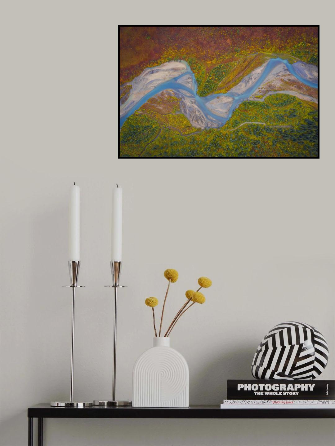 Matanuska River Poster och Canvastavla