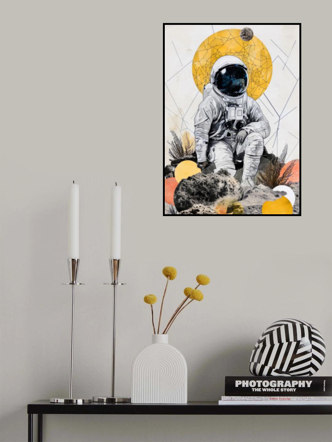Woman Life Third Day On the Moon Poster och Canvastavla