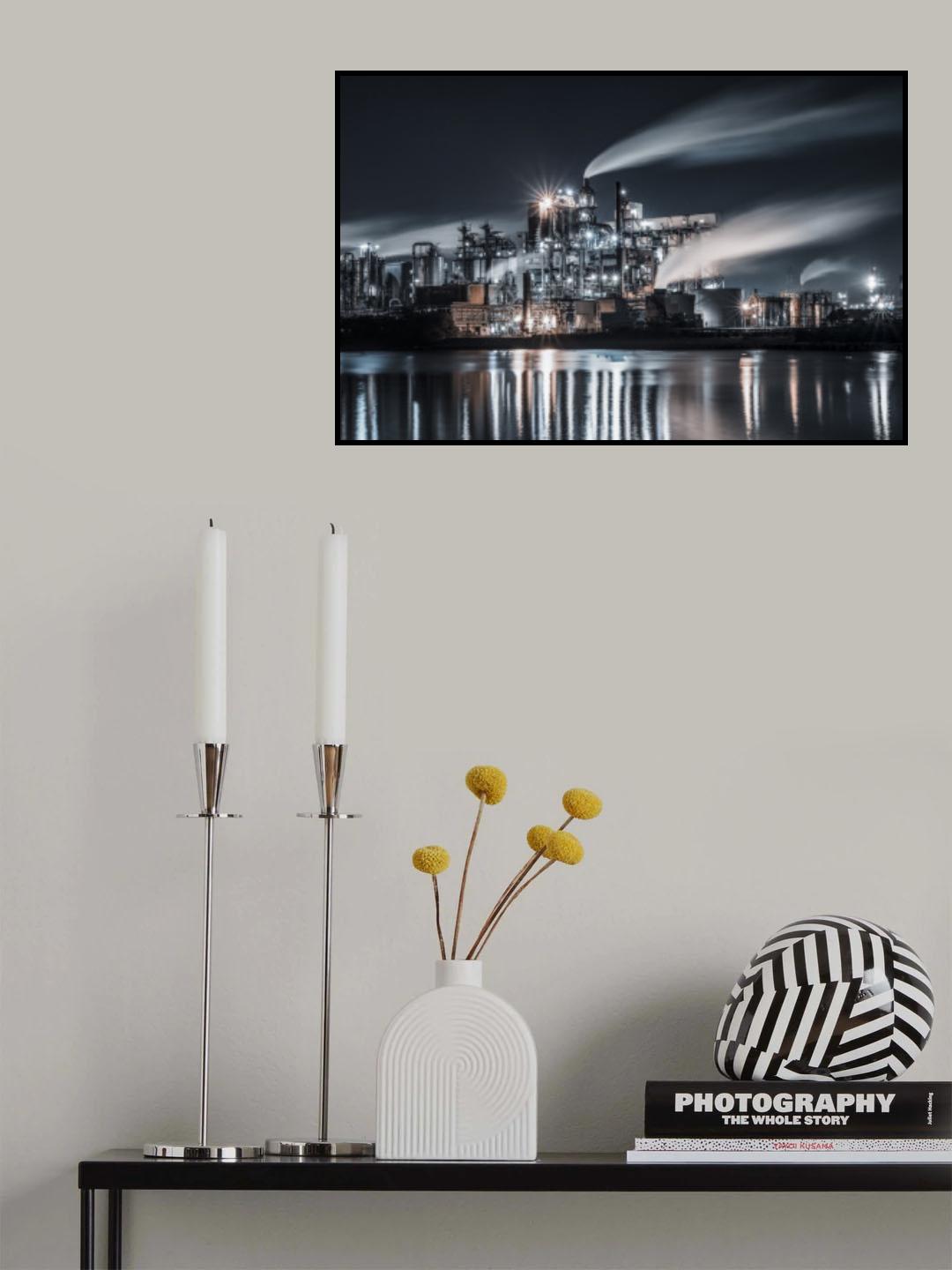 techno-scape Poster och Canvastavla