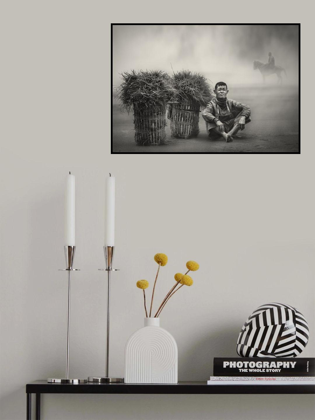 Grass-man & the horse-man II Poster och Canvastavla