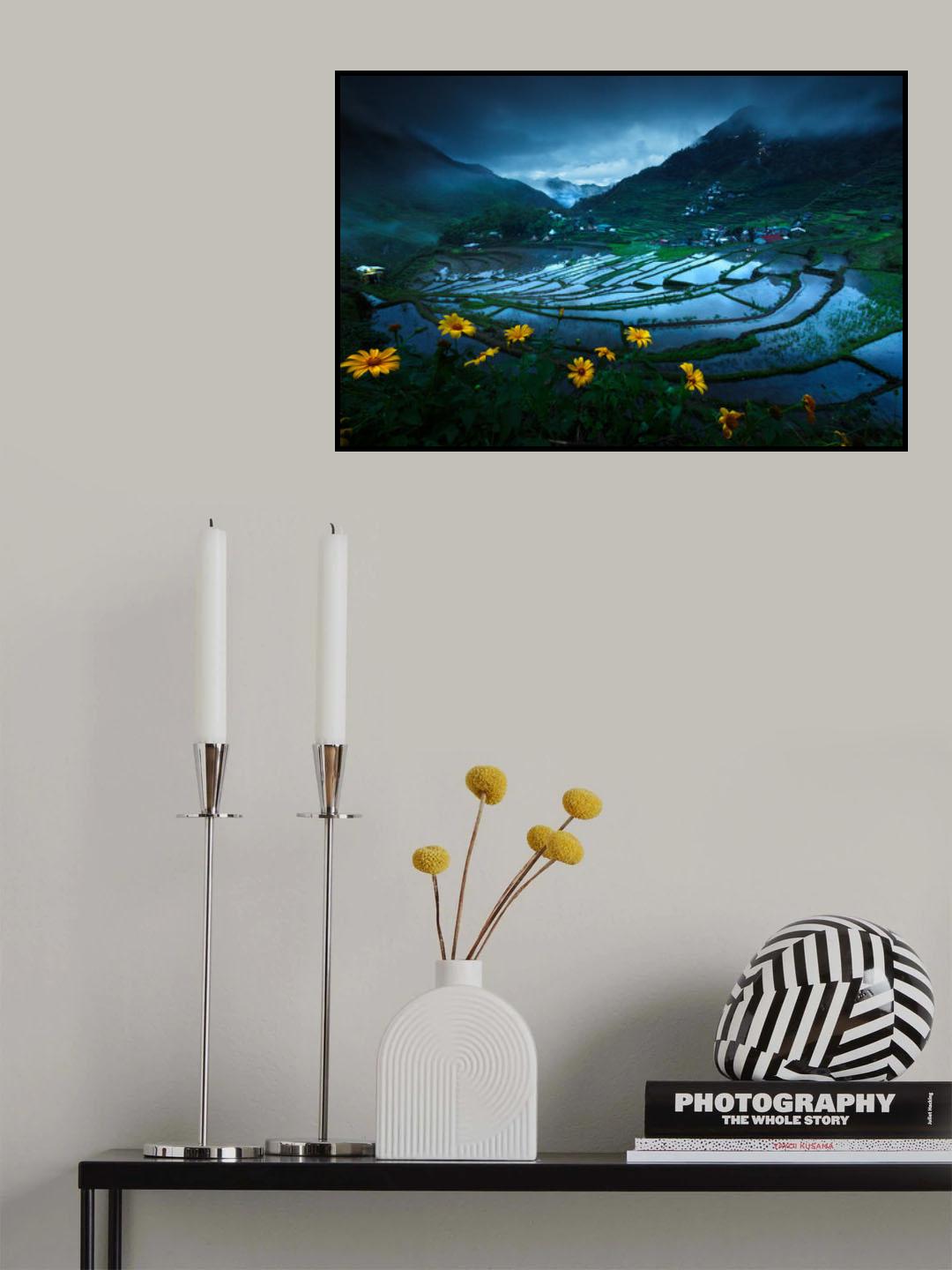 Batad Rice Terraces Poster och Canvastavla
