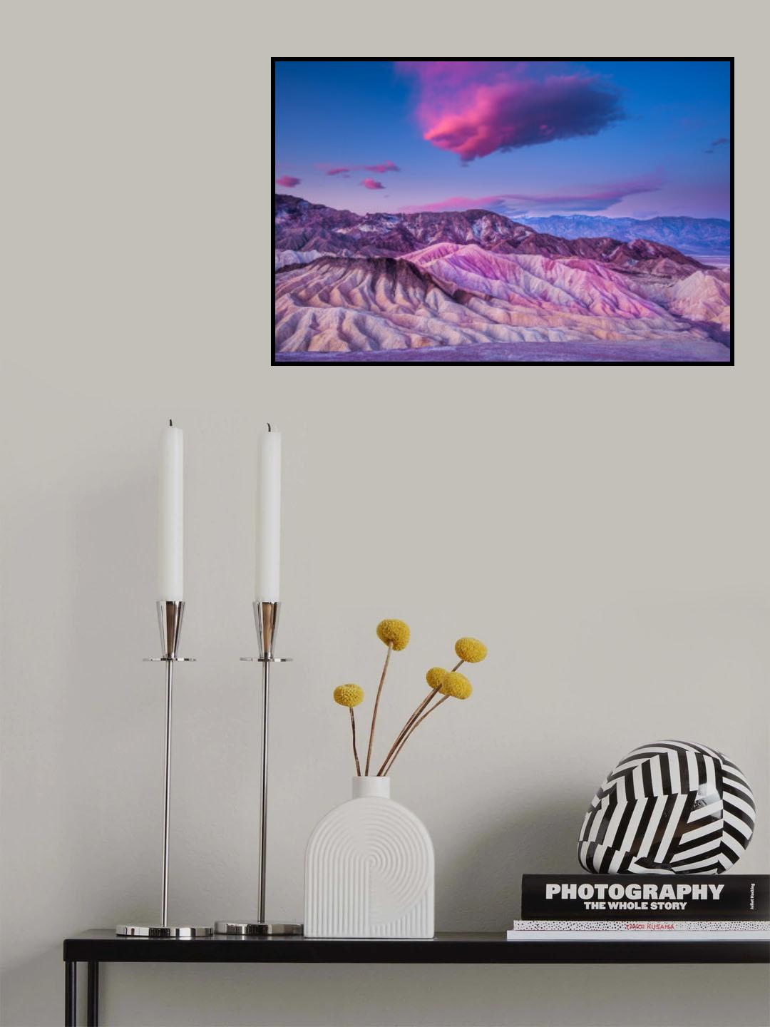 Painted Peaks Poster och Canvastavla