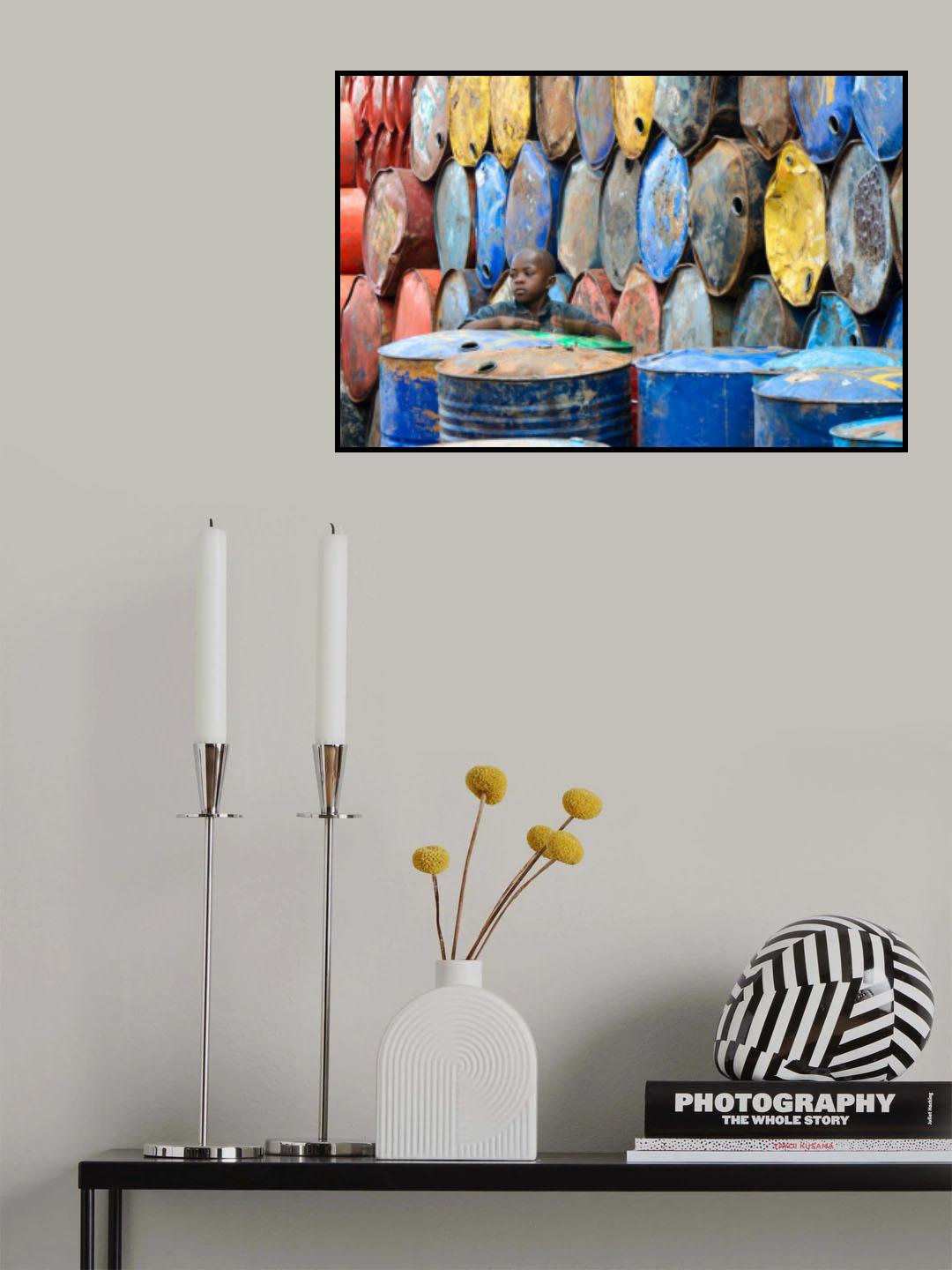RYTHME OF THE BARRELS Poster och Canvastavla