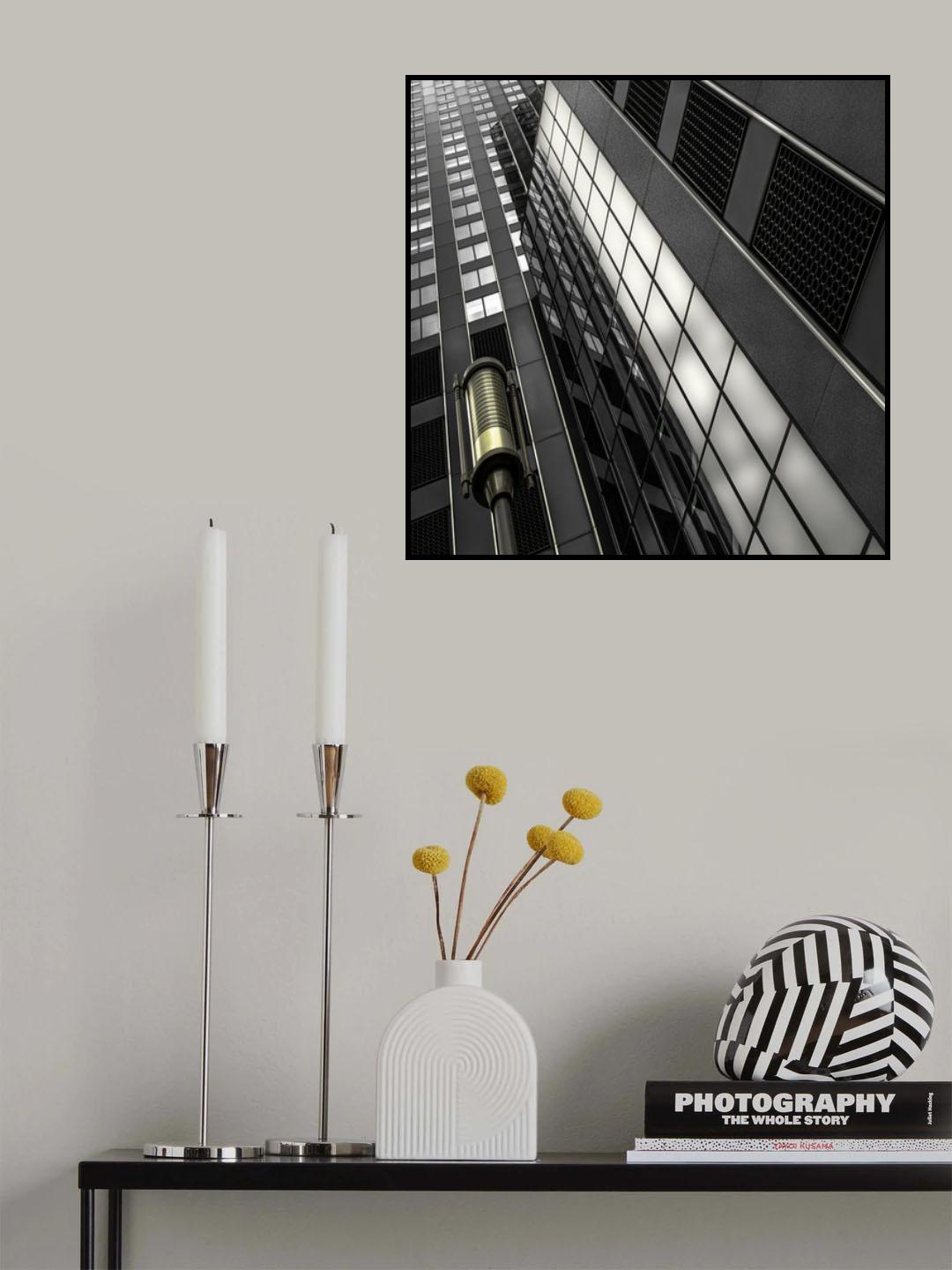 golden lamp Poster och Canvastavla