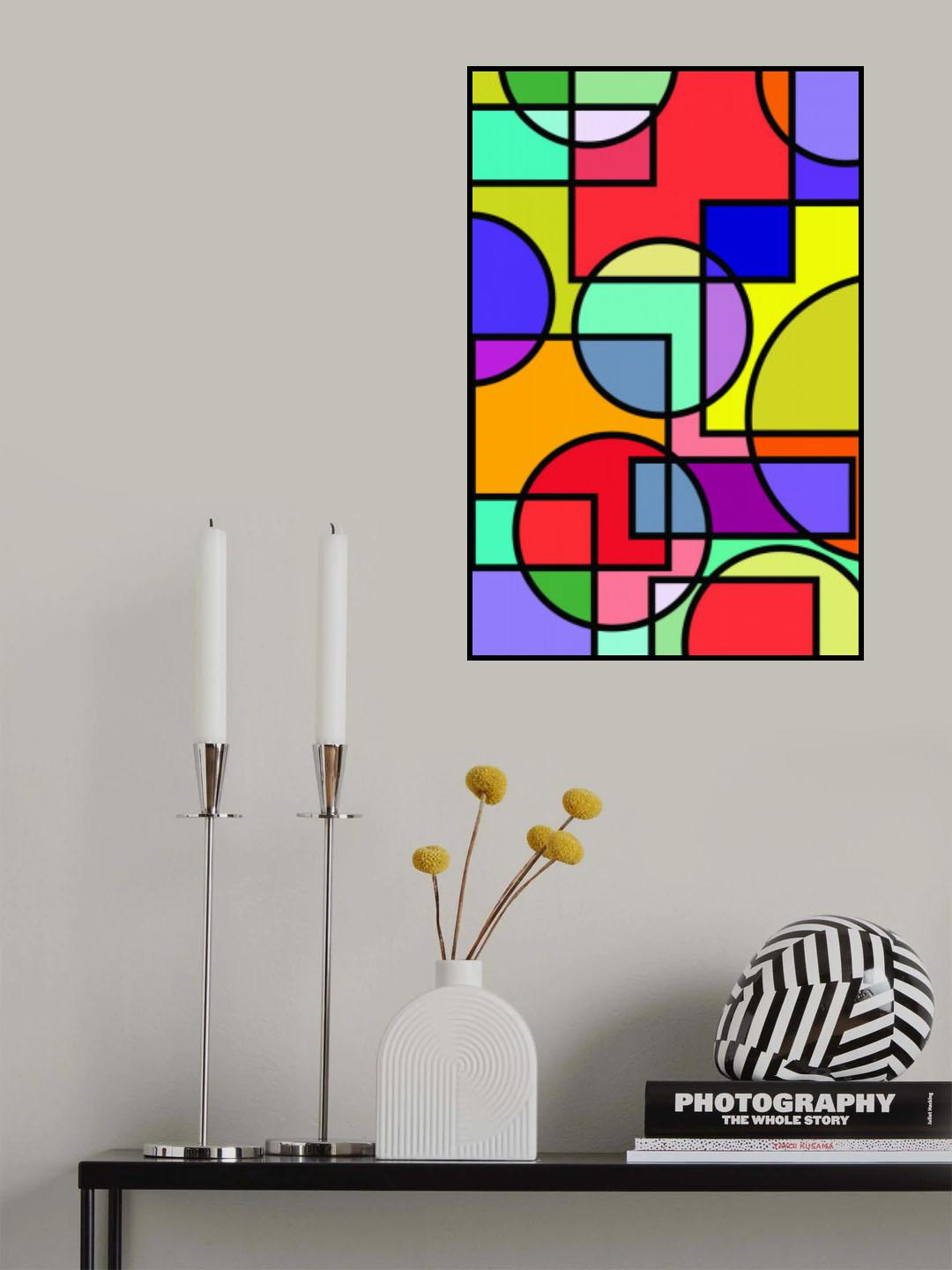 Abstract Circles Collection #1 Poster och Canvastavla