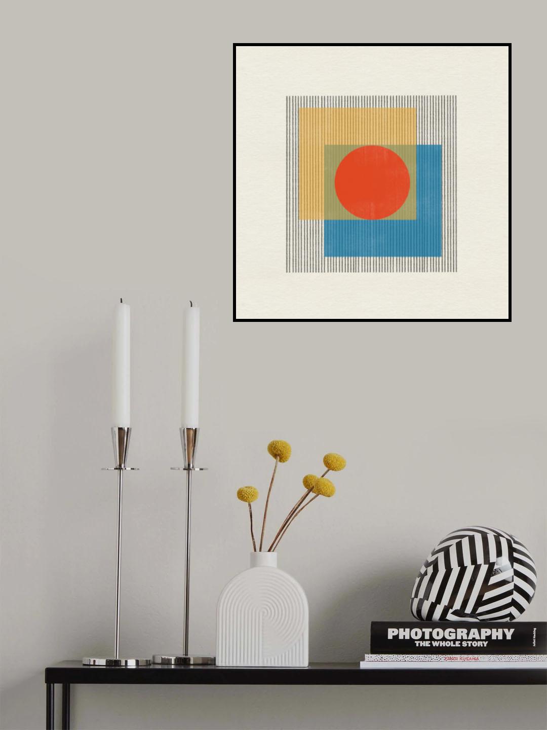 Midcentury Modern Object No3. Poster och Canvastavla
