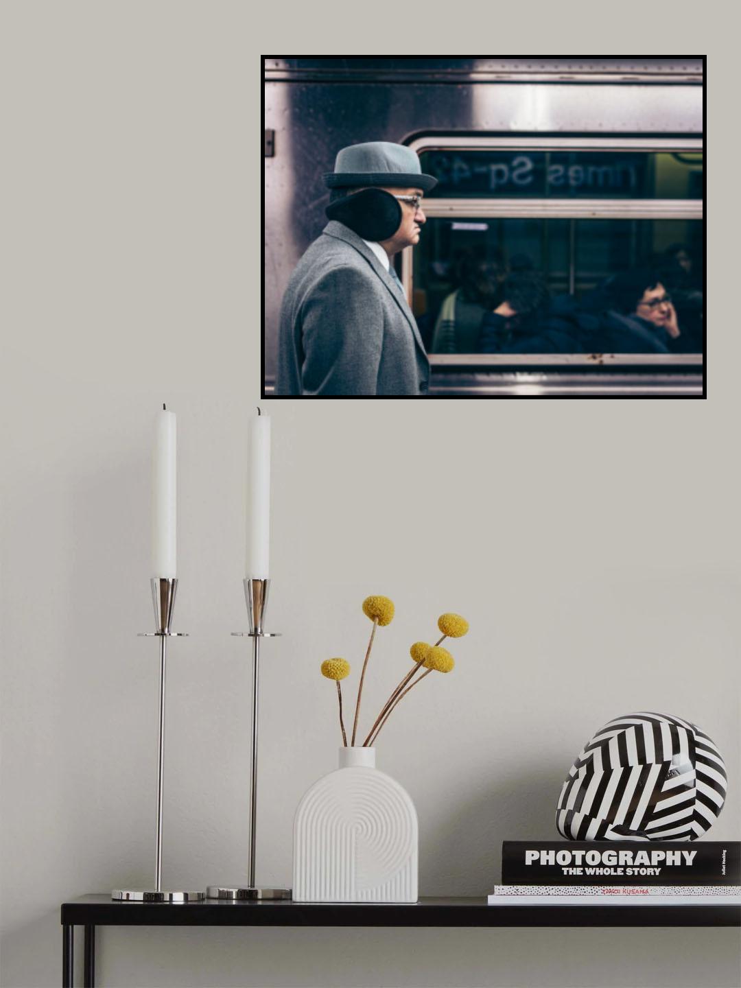 Subway Man Poster och Canvastavla