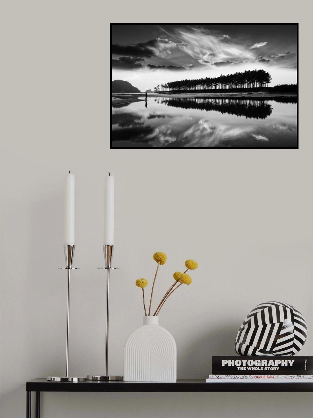 Beach of Pine Grove Poster och Canvastavla