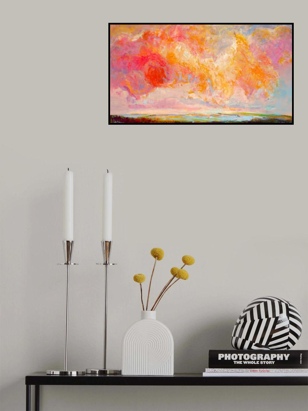 With a Happy Heart Poster och Canvastavla