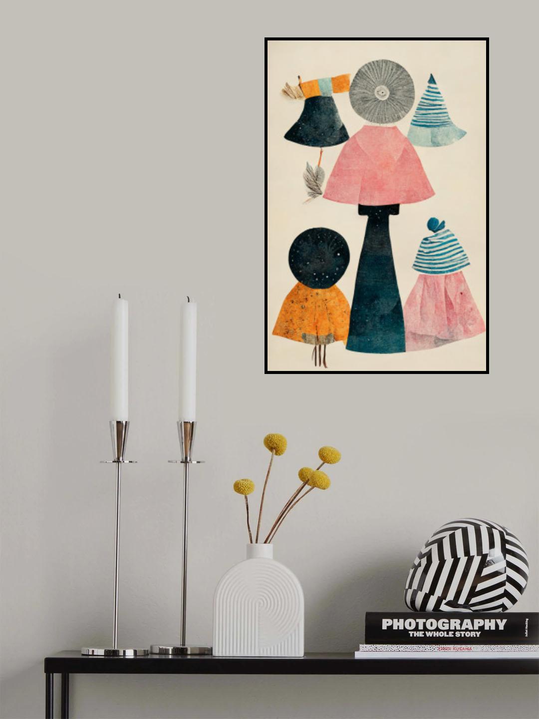 Giant Mushroom Poster och Canvastavla