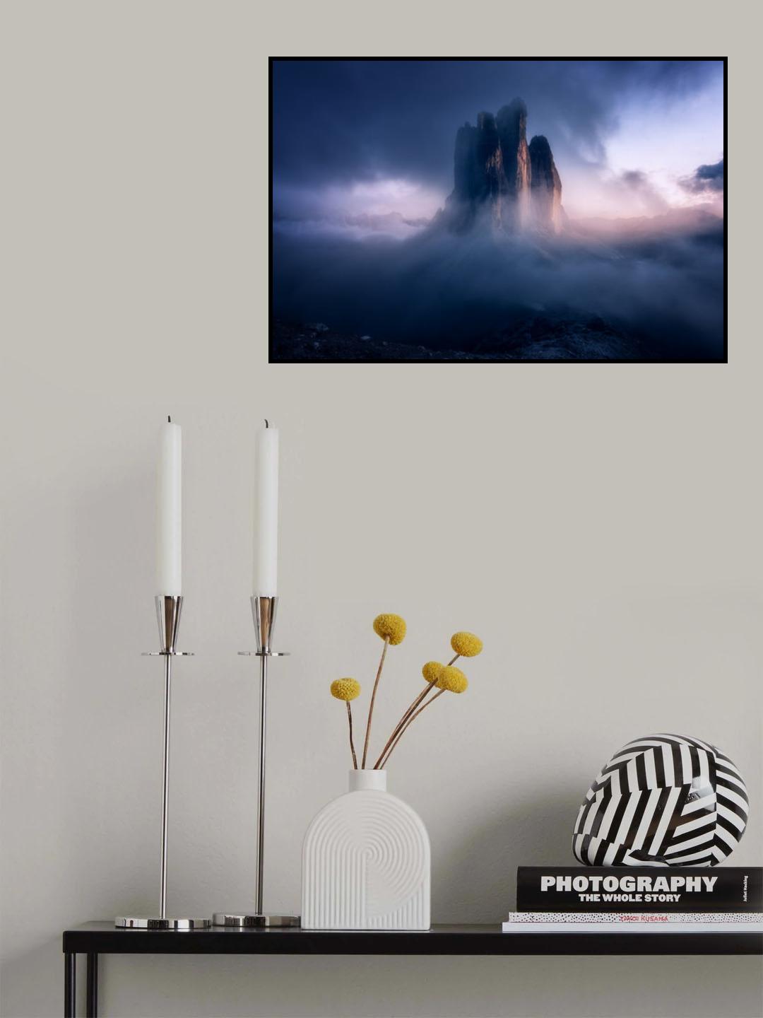 Tre Cime, Dolomites Poster och Canvastavla