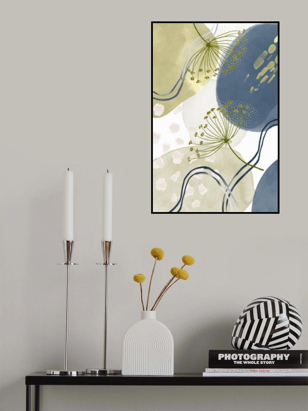 Fresh Air Blue-3 Poster och Canvastavla