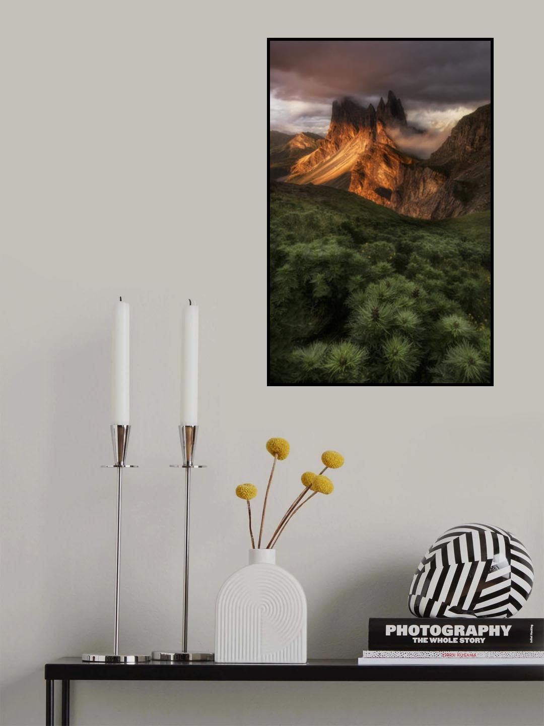 Seceda Summer Poster och Canvastavla