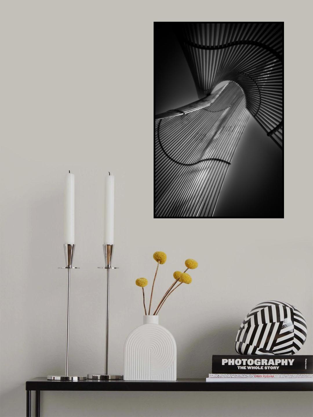 steel frame Poster och Canvastavla