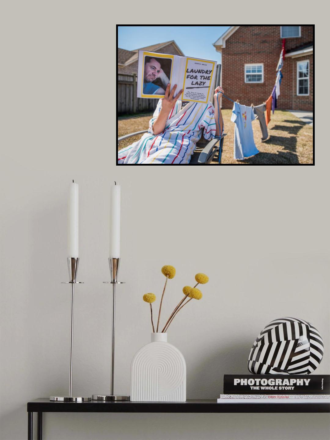 Laundry For the Lazy Poster och Canvastavla