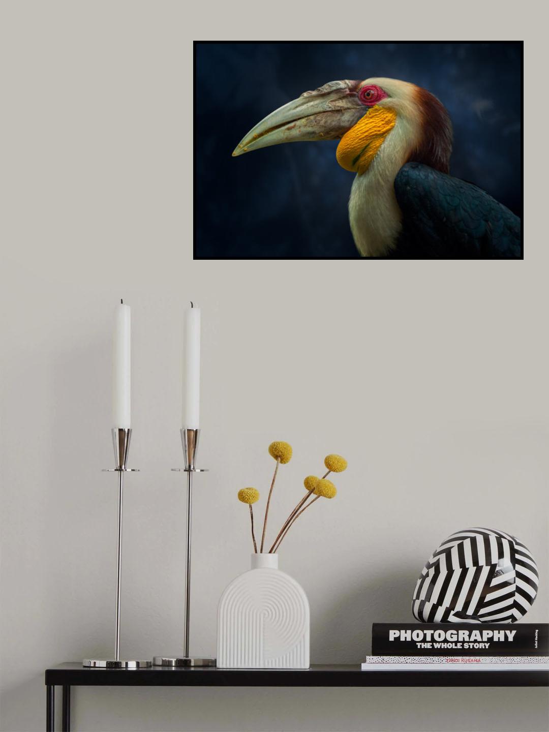 Hornbill Poster och Canvastavla