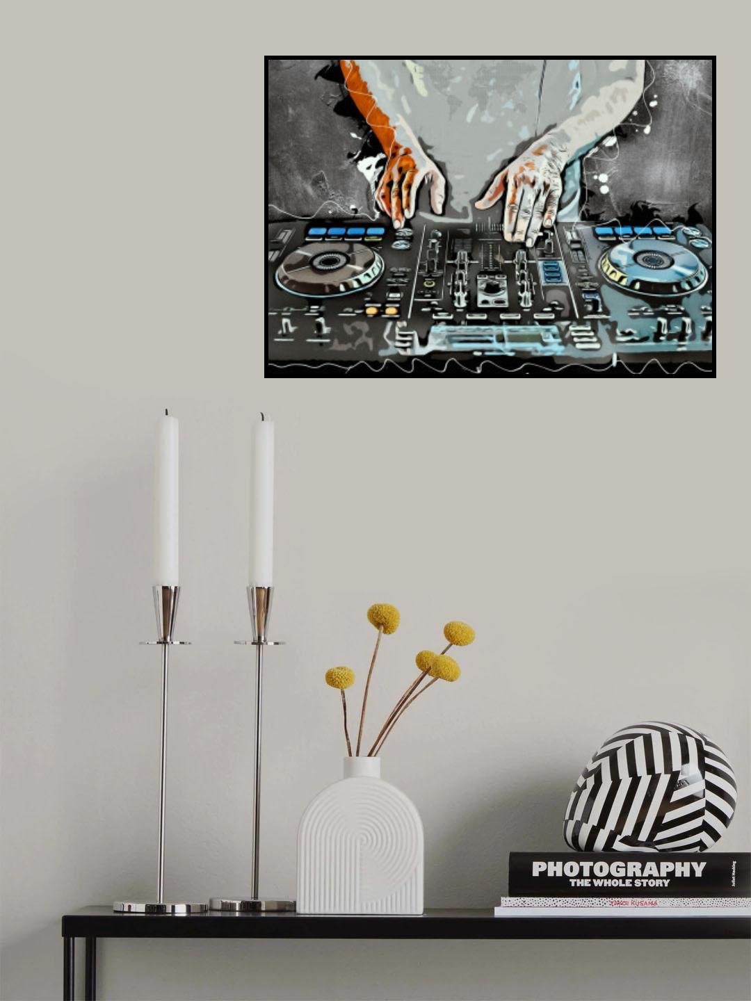 Music Dj Set 3 Poster och Canvastavla