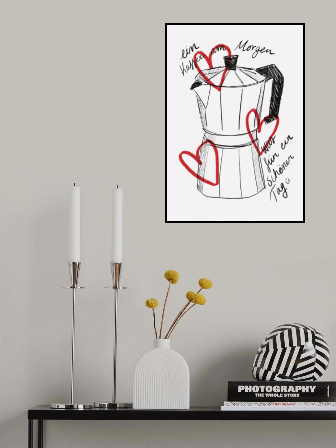 Kaffee am Morgen Poster och Canvastavla