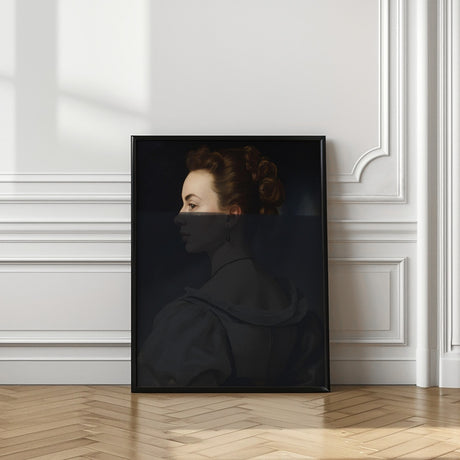 Modern Portrait of Woman Poster och Canvastavla