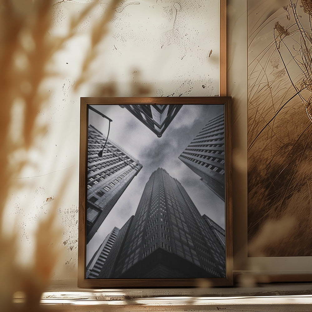 Dark Clouds in the Sky Poster och Canvastavla