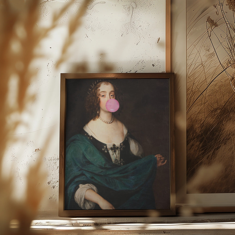 Renaissance Bubble Gum / Altered Art Poster och Canvastavla