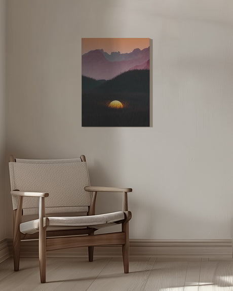 Octoberland4sunset 1v I43 I4 Poster och Canvastavla