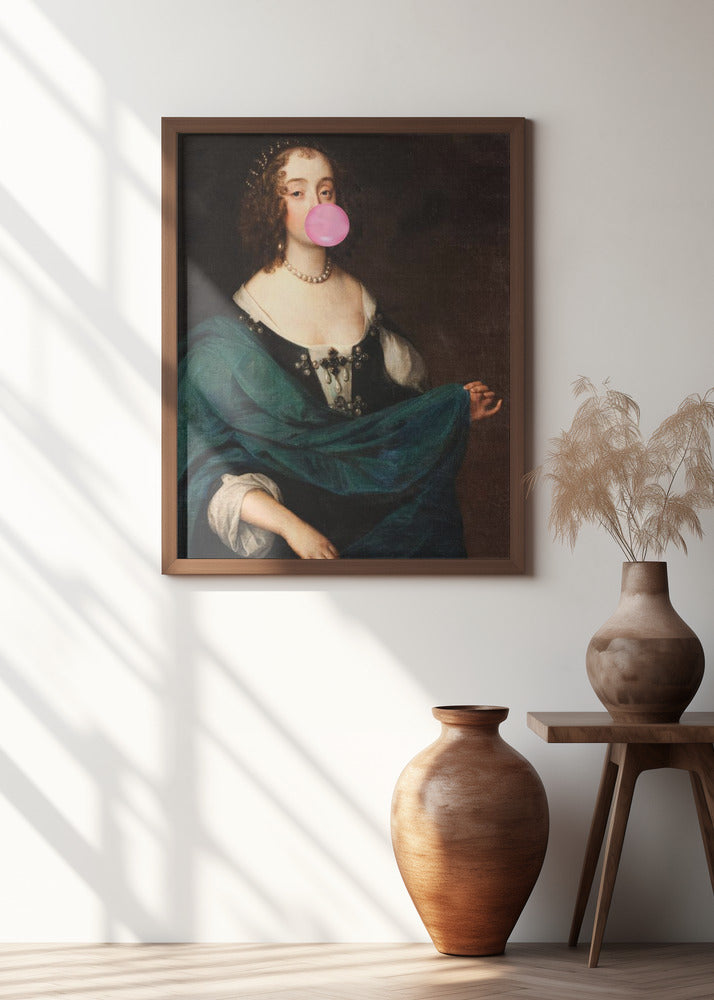 Renaissance Bubble Gum / Altered Art Poster och Canvastavla