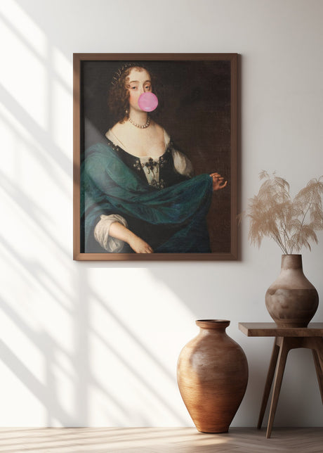 Renaissance Bubble Gum / Altered Art Poster och Canvastavla