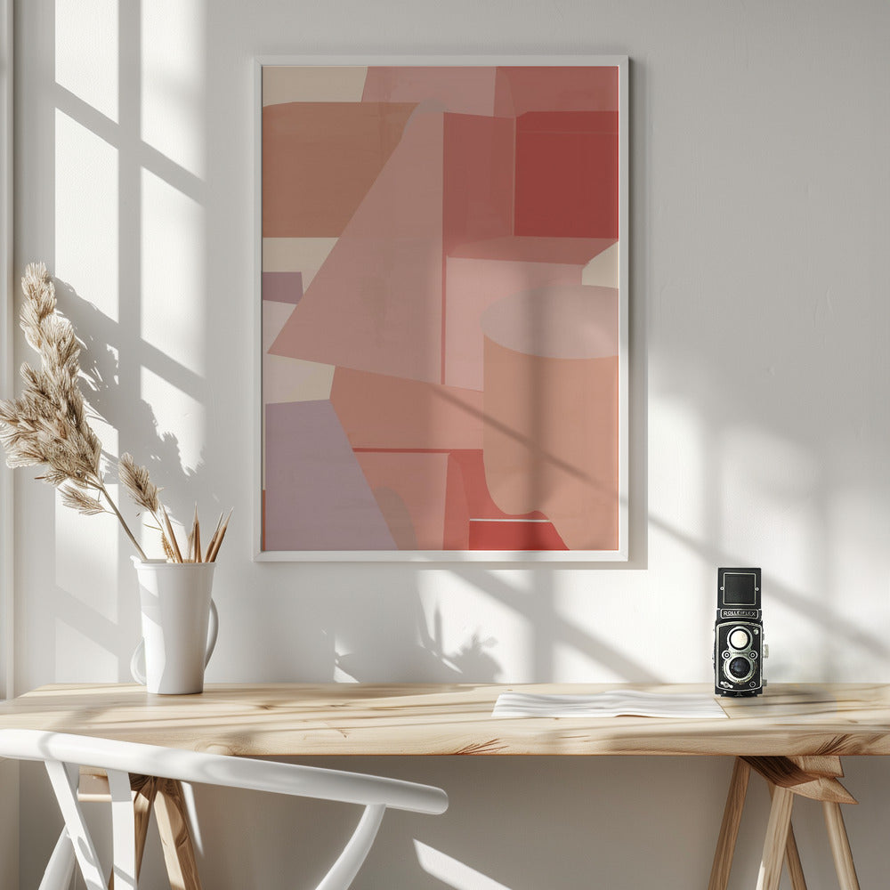 Velvety Shapes 1 Poster och Canvastavla