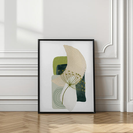 Green Shapes 2 Poster och Canvastavla