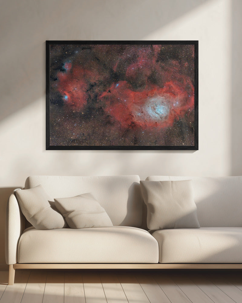 Lagoon Nebula Poster och Canvastavla