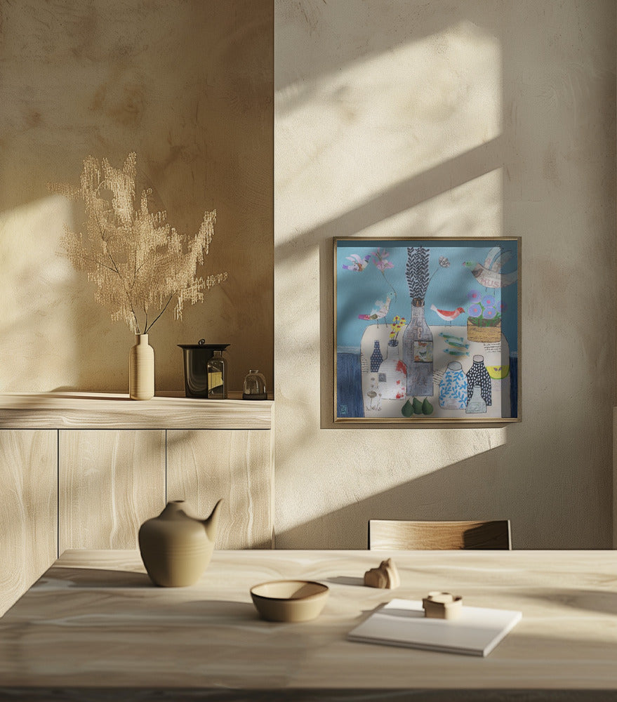 Six Vases Poster och Canvastavla