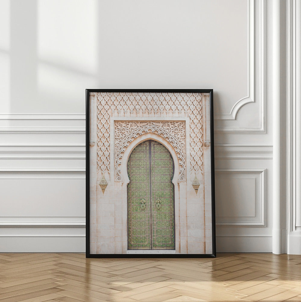 Moroccan Door Poster och Canvastavla