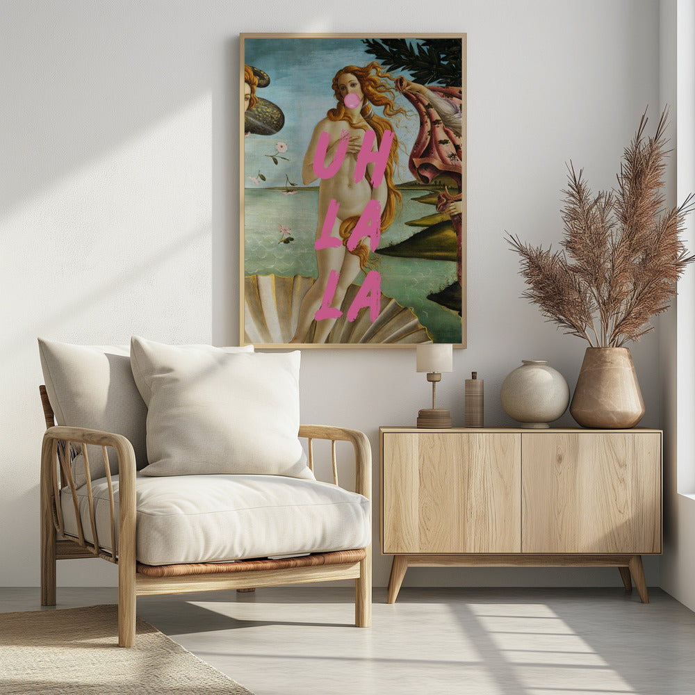 The Birth of Venus by Sandro Botticelli / Uh La La Poster och Canvastavla