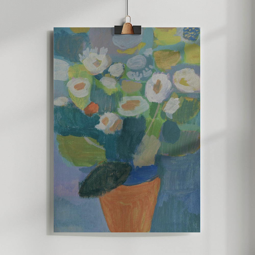 Winter flowers Poster och Canvastavla