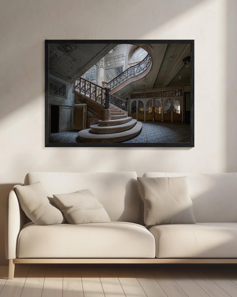 The old Staircase Poster och Canvastavla